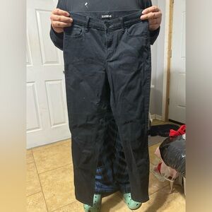 Black Jeans that are wrinkled since I don’t have an iron but never used at all.